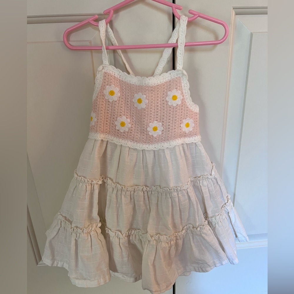Haute Hippie Daisy embellished knit dress 3T